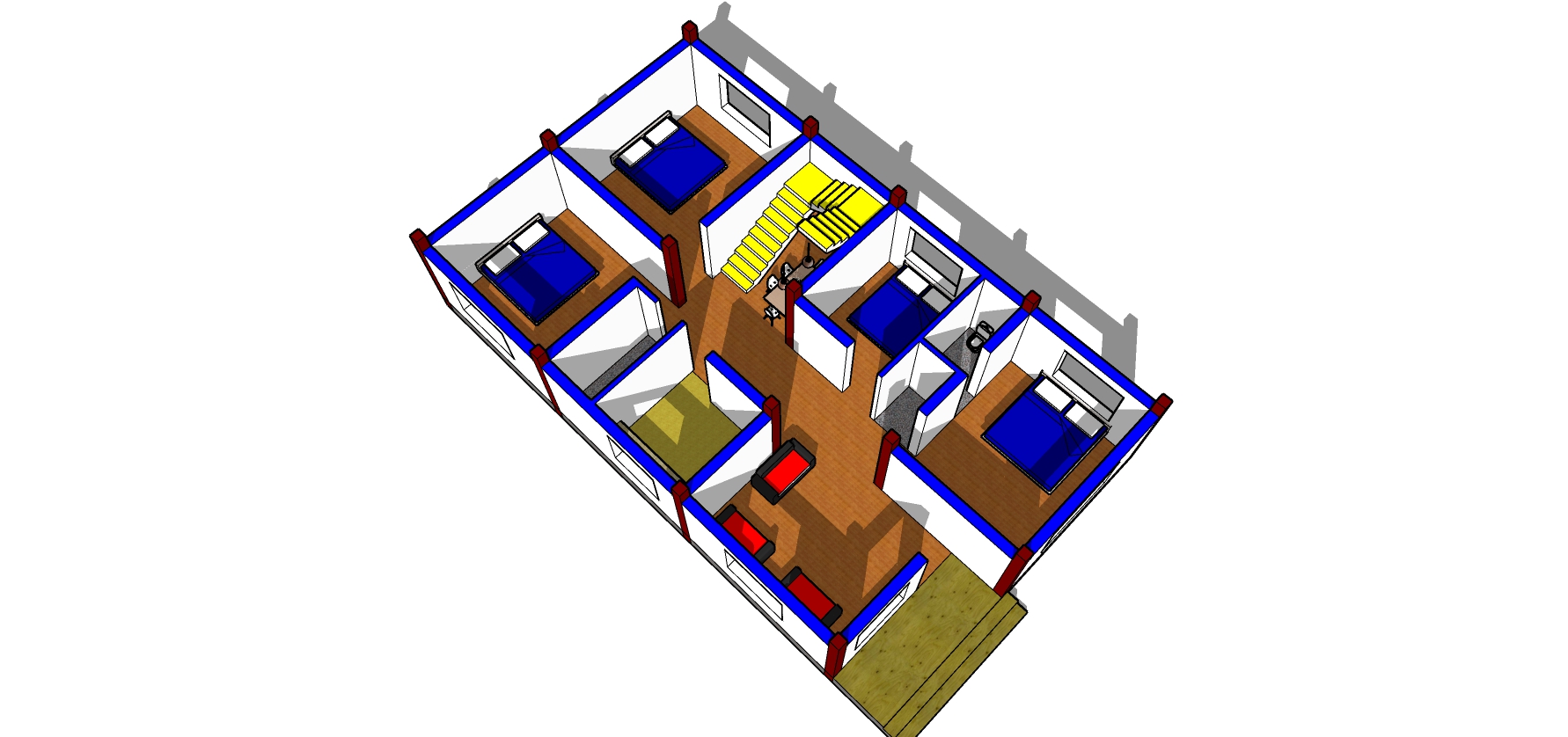 4-bedroom-house-plan-with-interior-plan