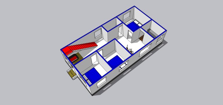 22 x 44 sqft 3d home design