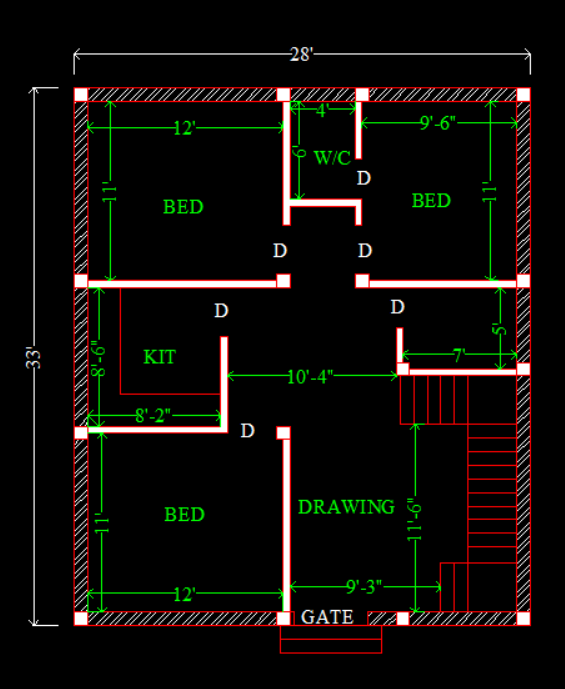 28 x 33 Dreams Home Design