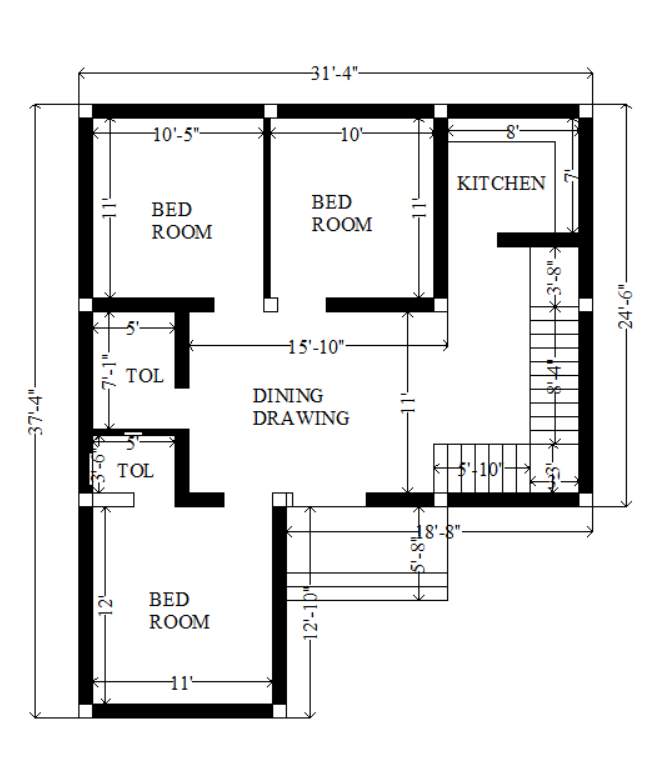 31 X 37 HOME DESIGN