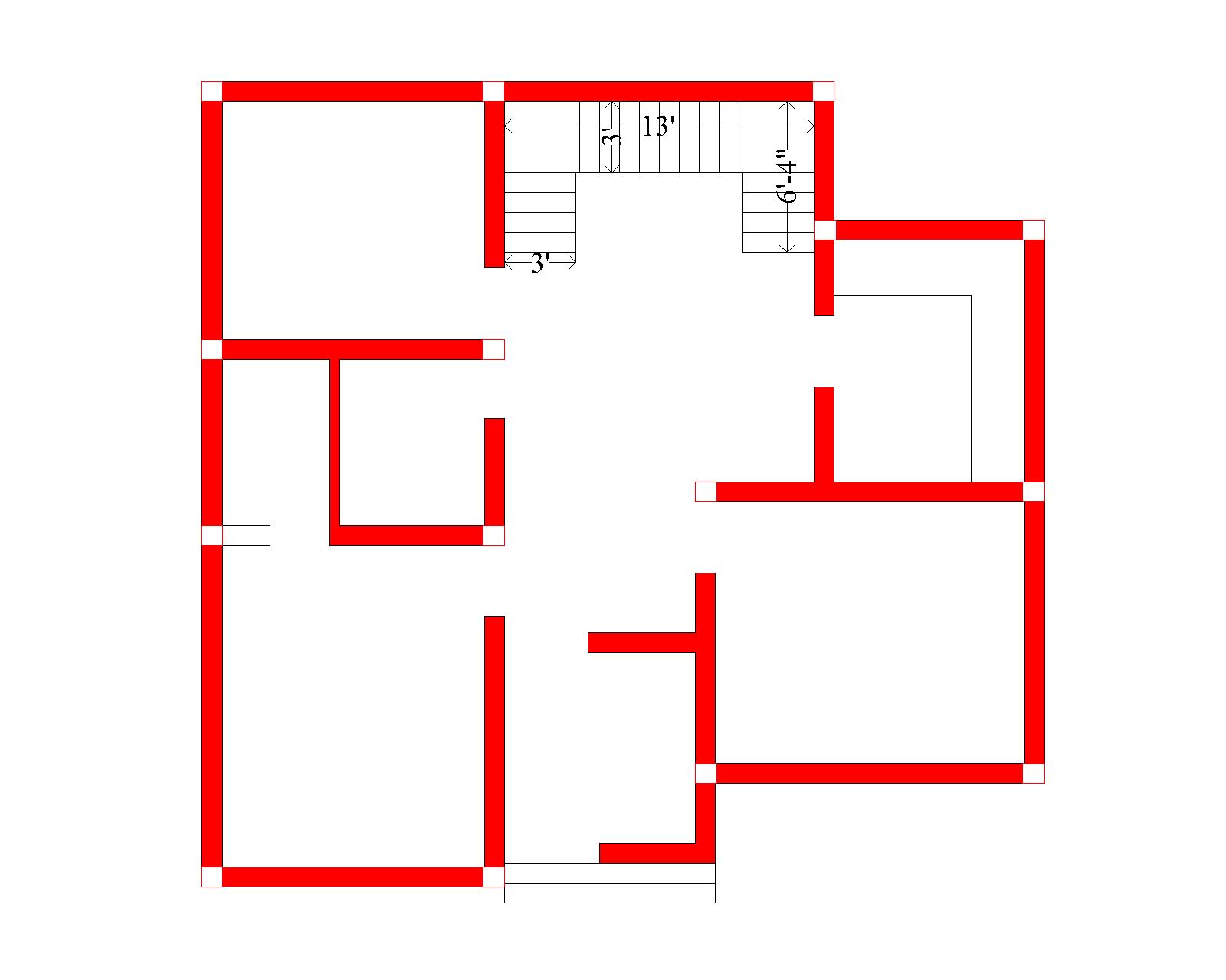 3 bhk house plan