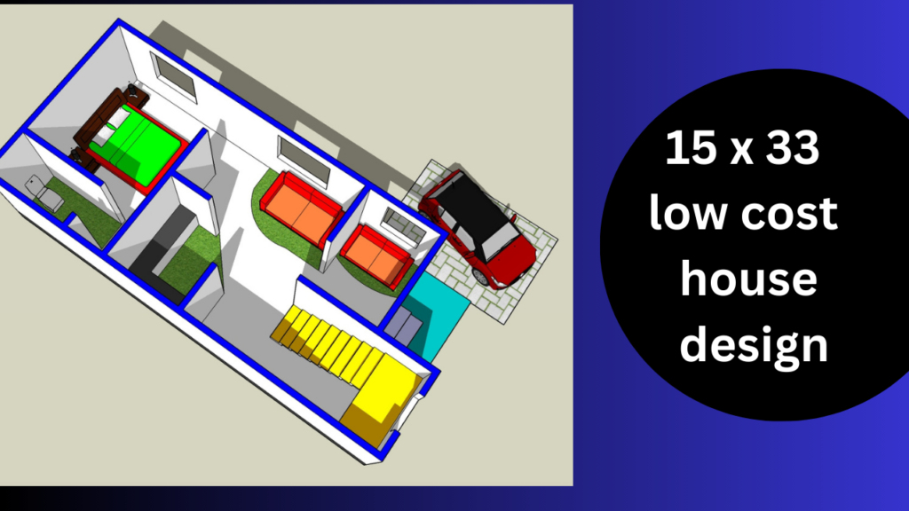 15 x 30 low cost house design