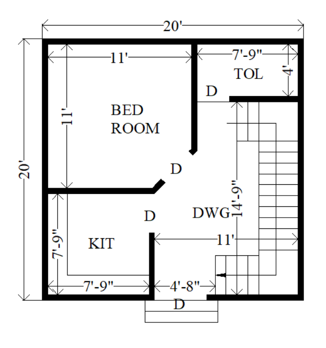 20 20 simple house plan cost