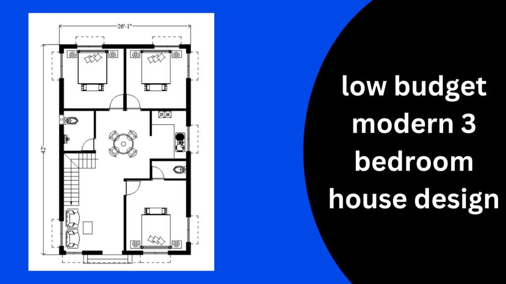 low budget modern 3 bedroom house design