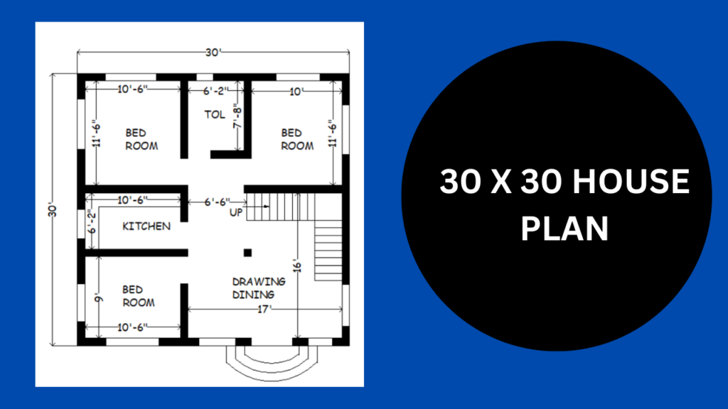 luxury 30 by 30 house plan