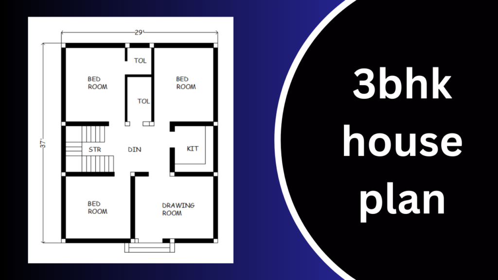 3bhk house plan 