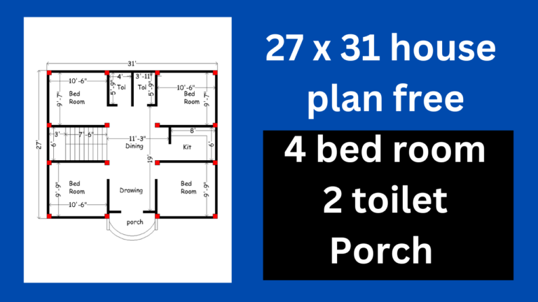 4 bhk house plan