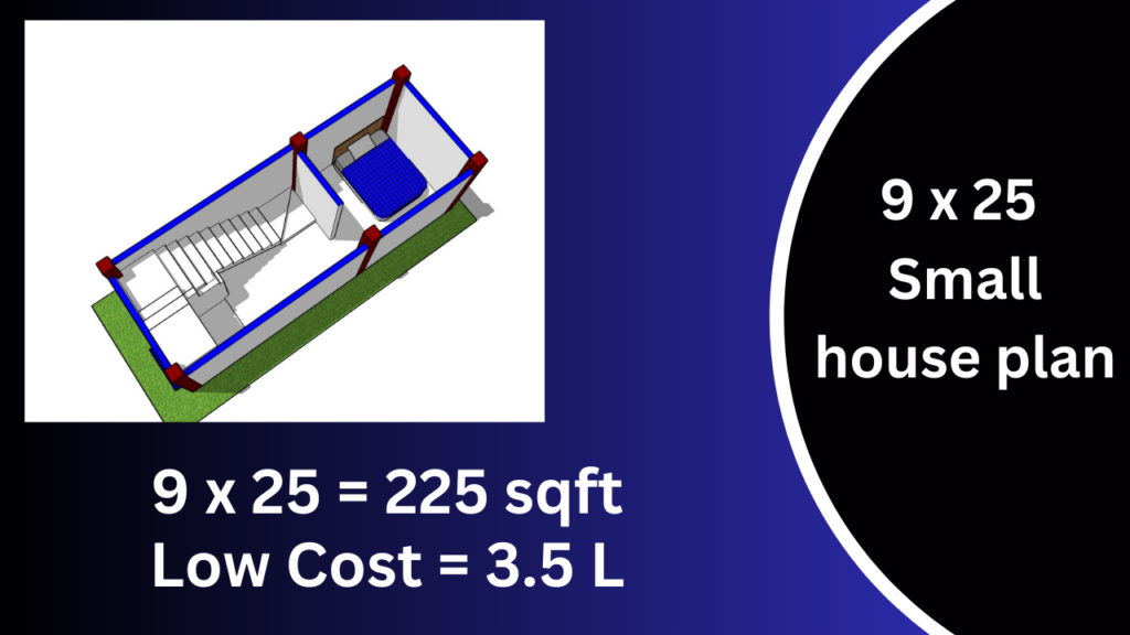 9 X 25 SMALL HOUSE PLAN