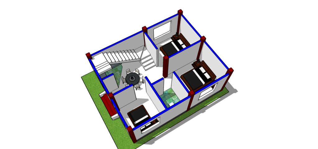 20 X 25 MODERN 3 BHK HOUSE PLAN