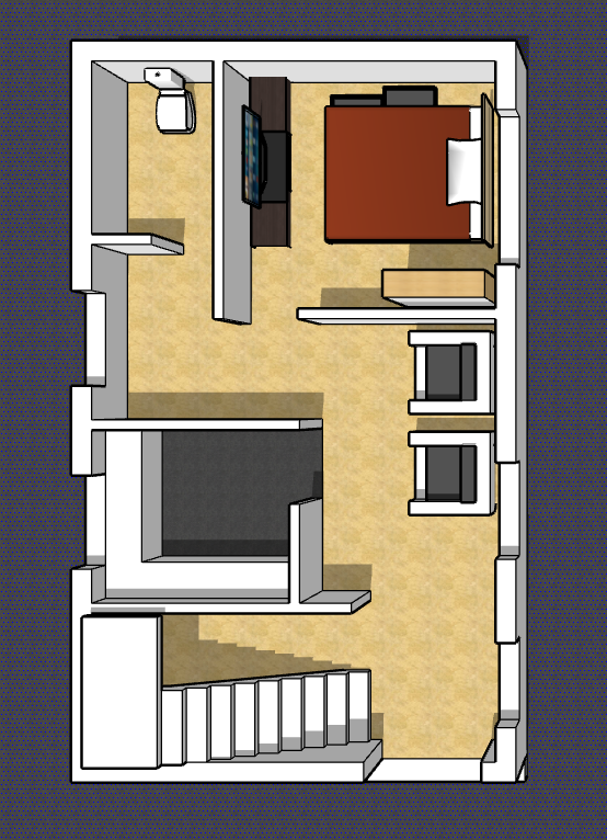 18x30 low cost simple best two storey house plan