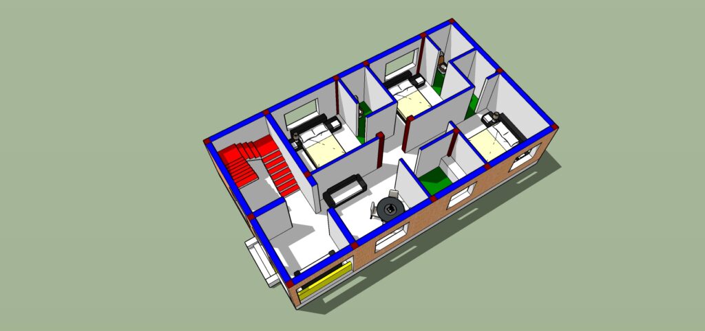 25 x 44 luxury best house plan