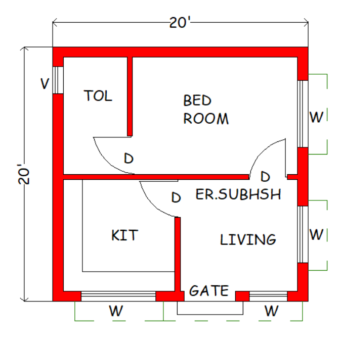 low cost simple small 2 bedroom house plans