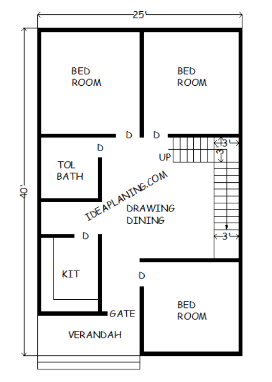 25 x 40 simple best modern house design 