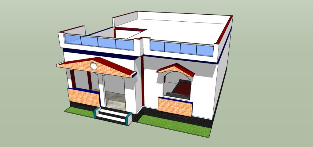 10 low cost simple village house design picture