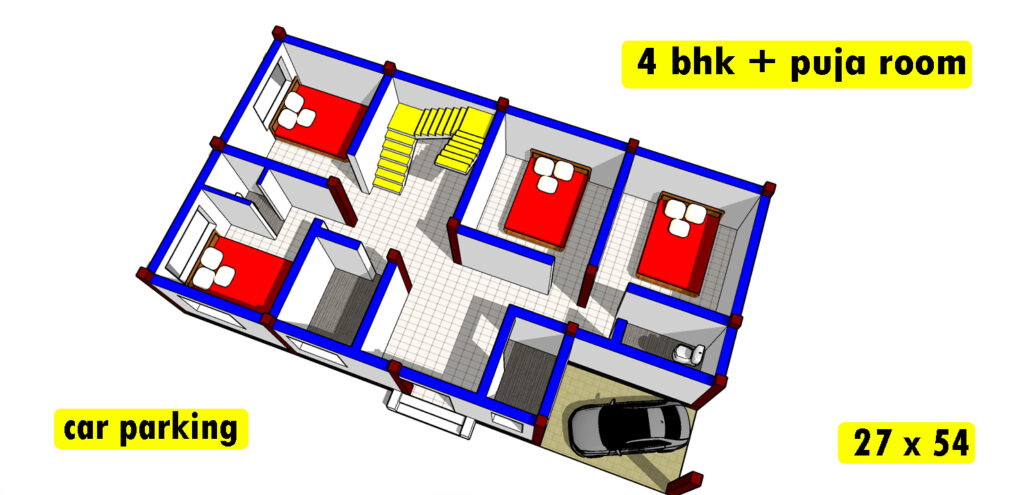 10 low cost simple village house design picture