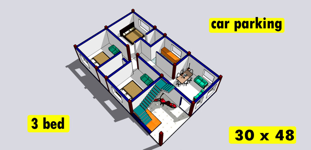 10 low cost simple village house design picture