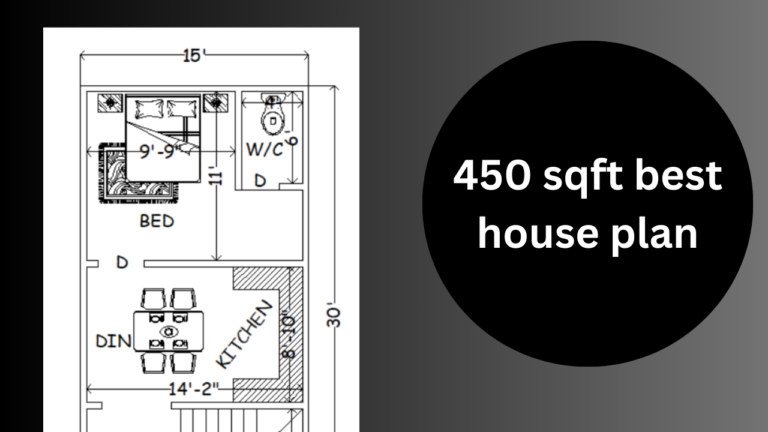 450 sqft best house plan
